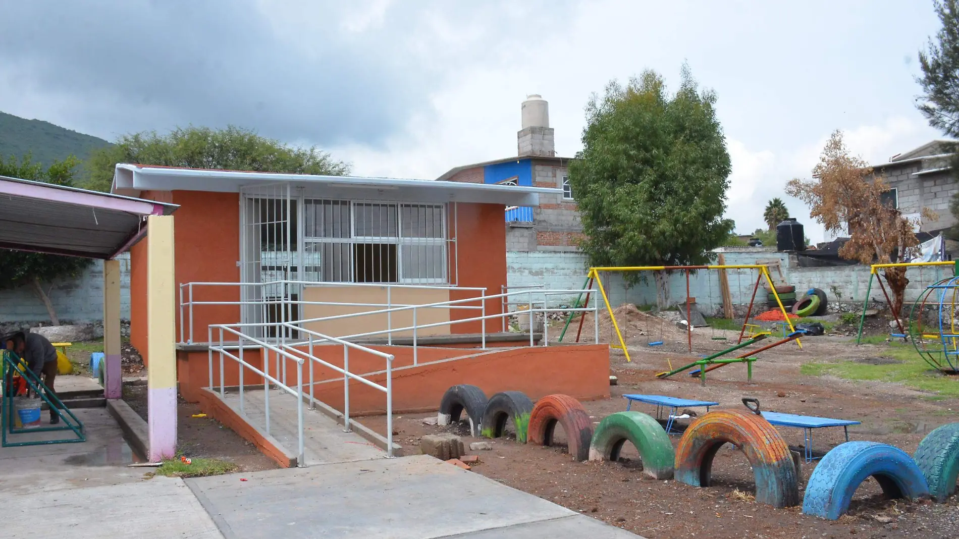 En próximos días se hará la entrega oficial del salón de clases para el preescolar de San Antonio La D.  Foto Luis Luévanos.